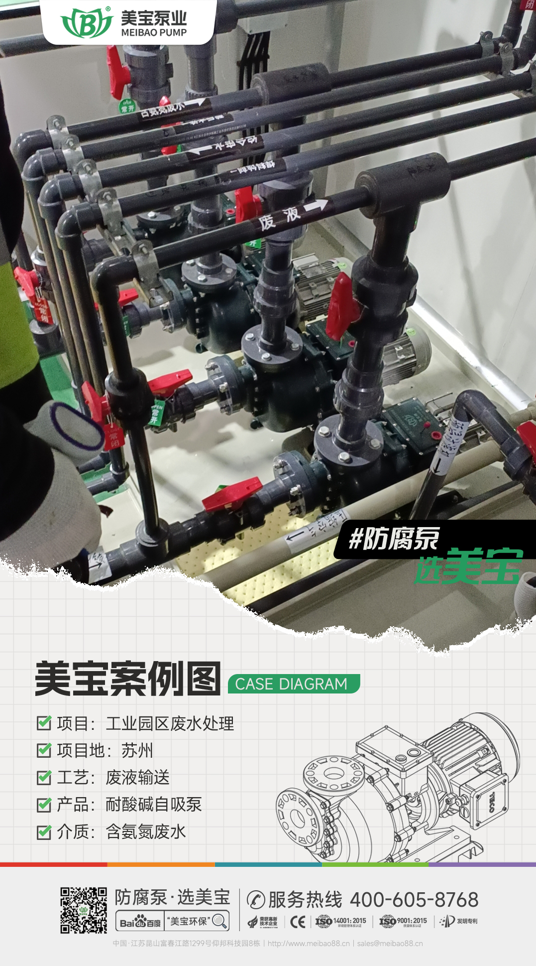 工業園區含氨氮廢水輸送用什么泵？